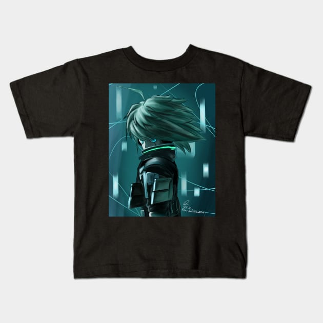 K1-B0 Kids T-Shirt by Sephiroth1204